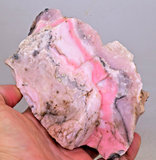 775grs. PINK OPAL NATURAL GLOBE FISH ? PERU ROUGH TRANSLUCENT CORAL COLOR PB99