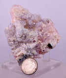 5.5cms PRECIOUS PINK HYALITE LAVENDER OPAL-(AN) BOTRYOIDAL PERU FLUORESCENT PB137