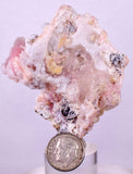 6.7cms PRECIOUS PINK HYALITE LAVENDER OPAL-(AN) BOTRYOIDAL PERU FLUORESCENT PB138