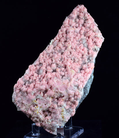 13cms RHODOCHROSITE STILBITE QUARTZ CRYSTALS BULGARIA MINERAL SPECIMEN