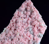 13cms RHODOCHROSITE STILBITE QUARTZ CRYSTALS BULGARIA MINERAL SPECIMEN