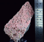 13cms RHODOCHROSITE STILBITE QUARTZ CRYSTALS BULGARIA MINERAL SPECIMEN