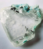 5cms GEM ATACAMITE INSIDE SELENITE CRYSTAL LILY MINE PERU  TB174