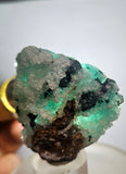 5.2cms DRUZY CHRYSOCOLLAATACAMITE PERU COPPER 2000 DISCOVERY DB120