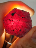 85cts RUBY CRYSTAL CORUNDUM NATURAL RED TANZANIA MINERAL SPECIMEN YB87