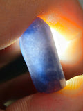 12.5cts SAPPHIRE CRYSTAL NATURAL ROUGH BLUE TANZANIA MINERAL SPECIMEN TB198
