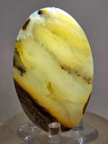 7cms GEM BLUE OPAL SCENIC CABOCHON PERU SEASCAPE PENDANT JEWELRY BB431