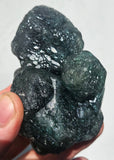 8cms GREEN FLUORITE BOULANGERITE PYRITE CRYSTALS PERU MILPO PERU KB160