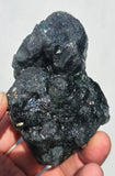 8cms GREEN FLUORITE BOULANGERITE PYRITE CRYSTALS PERU MILPO PERU KB160