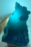 23cms NATURAL  SKY BLUE SALAMMONIAC CHILE CRYSTALS MINERAL UB360