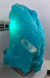 14cms NATURAL SKY BLUE SALAMMONIAC ? AMMINEITE ? CHILE CRYSTALS MINERAL UB361