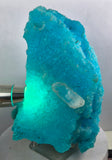 14cms NATURAL SKY BLUE SALAMMONIAC ? AMMINEITE ? CHILE CRYSTALS MINERAL UB361