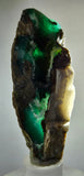 8.9cms DRUZY CHRYSOCOLLA QUARTZ CRYSTAL LILY MINE PERU 2000 YEAR DB267