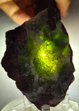 9cms DRUZY CHRYSOCOLLA QUARTZ CRYSTAL LILY MINE PERU 2000 YEAR DB269