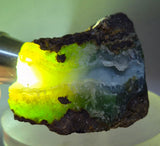 6.5cms DRUZY CHRYSOCOLLA QUARTZ CRYSTAL LILY MINE PERU 2000 YEAR DB273