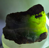 6.5cms DRUZY CHRYSOCOLLA QUARTZ CRYSTAL LILY MINE PERU 2000 YEAR DB273