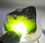 6.5cms DRUZY CHRYSOCOLLA QUARTZ CRYSTAL LILY MINE PERU 2000 YEAR DB273
