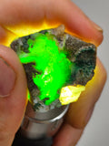 2.8cms DRUZY CHRYSOCOLLA QUARTZ CRYSTAL LILY MINE PERU 2000 YEAR DB288