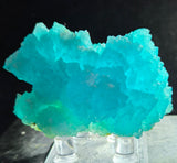 5.2cms NATURAL SKY BLUE SALAMMONIAC ? AMMINEITE ? CHILE CRYSTALS MINERAL UB363
