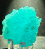 5cms NATURAL SKY BLUE SALAMMONIAC ? AMMINEITE ? CHILE CRYSTALS MINERAL UB365