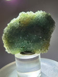 145carats DRUZY CHRYSOCOLLA QUARTZ CRYSTAL LILY MINE PERU 2000 YEAR DB292