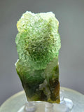 7cms DRUZY CHRYSOCOLLA QUARTZ CRYSTAL LILY MINE PERU 2000 YEAR DB294