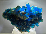 14.5cms NATURAL CHALCANTHITE Peru Copper Botryoidal Crystals Druzy Translucent Electric Blue Shiny Mineral FB106