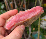 175grms PINK OPAL PINKISH RED  PERU PREMIUM PERUVIAN TRANSLUCENT  PB124