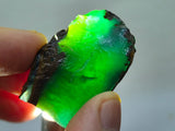 29grs GEM SILICA CHRYSOCOLLA CHALCEDONY LILY MINE PERU QUARTZ ROUGH  SB238
