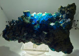 25cms NATURAL CHALCANTHITE Peru Copper Botryoidal Crystals Druzy Translucent Electric Blue Shiny Mineral FB109
