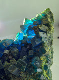 25cms NATURAL CHALCANTHITE Peru Copper Botryoidal Crystals Druzy Translucent Electric Blue Shiny Mineral FB109
