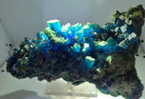 25cms NATURAL CHALCANTHITE Peru Copper Botryoidal Crystals Druzy Translucent Electric Blue Shiny Mineral FB109
