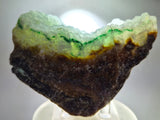 9.8cms DRUZY CHRYSOCOLLA QUARTZ CRYSTAL LILY MINE PERU 2000 YEAR DB311