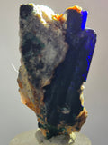 4cms GEM AZURITE CRYSTALS MALACHITE ROYAL BLUE COLOR SHINY UB373