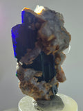 4cms GEM AZURITE CRYSTALS MALACHITE ROYAL BLUE COLOR SHINY UB373