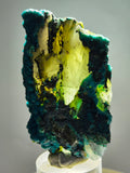 5.6cms CHRYSOCOLLA BOTRYOIDAL ON QUARTZ SHATTUCKITE TENTADORA MINE PERU CB245