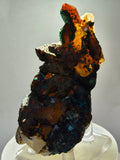 9.1cms CHRYSOCOLLA BOTRYOIDAL ON QUARTZ SHATTUCKITE TENTADORA MINE PERU CB246