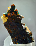 9.1cms CHRYSOCOLLA BOTRYOIDAL ON QUARTZ SHATTUCKITE TENTADORA MINE PERU CB246