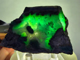 7.9cms DRUZY CHRYSOCOLLA QUARTZ CRYSTAL LILY MINE PERU 2000 YEAR DB243