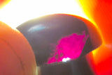 24.5cts CABOCHON PROUSTITE RUBY SILVER PERU UCHUCCHACUA BB494