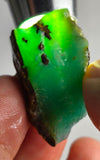 17grs GEM SILICA CHRYSOCOLLA CHALCEDONY LILY MINE PERU ROUGH SB248