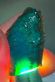 23grs GEM SILICA CHRYSOCOLLA CHALCEDONY LILY MINE PERU ROUGH SB252