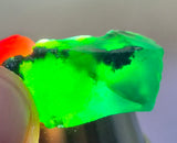 2.7grs GEM SILICA CHRYSOCOLLA CHALCEDONY LILY MINE PERU ROUGH SB260