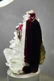 4.4cms RED HUBNERITE QUARTZ CRYSTALS MINERAL SPECIMEN COLLECTOR PERU MB210