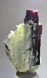 6.4cms RED HUBNERITE QUARTZ CRYSTALS MINERAL SPECIMEN COLLECTOR PERU MB212
