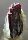 4.4cms RED HUBNERITE QUARTZ CRYSTALS MINERAL SPECIMEN COLLECTOR PERU MB214