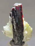 4.5cms RED HUBNERITE QUARTZ CRYSTALS MINERAL SPECIMEN COLLECTOR PERU MB215