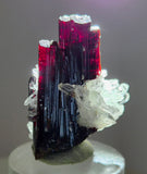 2.9cms RED HUBNERITE QUARTZ CRYSTALS MINERAL SPECIMEN COLLECTOR PERU MB216