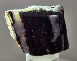 4.3cms RED HUBNERITE QUARTZ CRYSTALS MINERAL SPECIMEN COLLECTOR PERU MB219