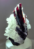 3.6cms RED HUBNERITE QUARTZ CRYSTALS MINERAL SPECIMEN COLLECTOR PERU MB220